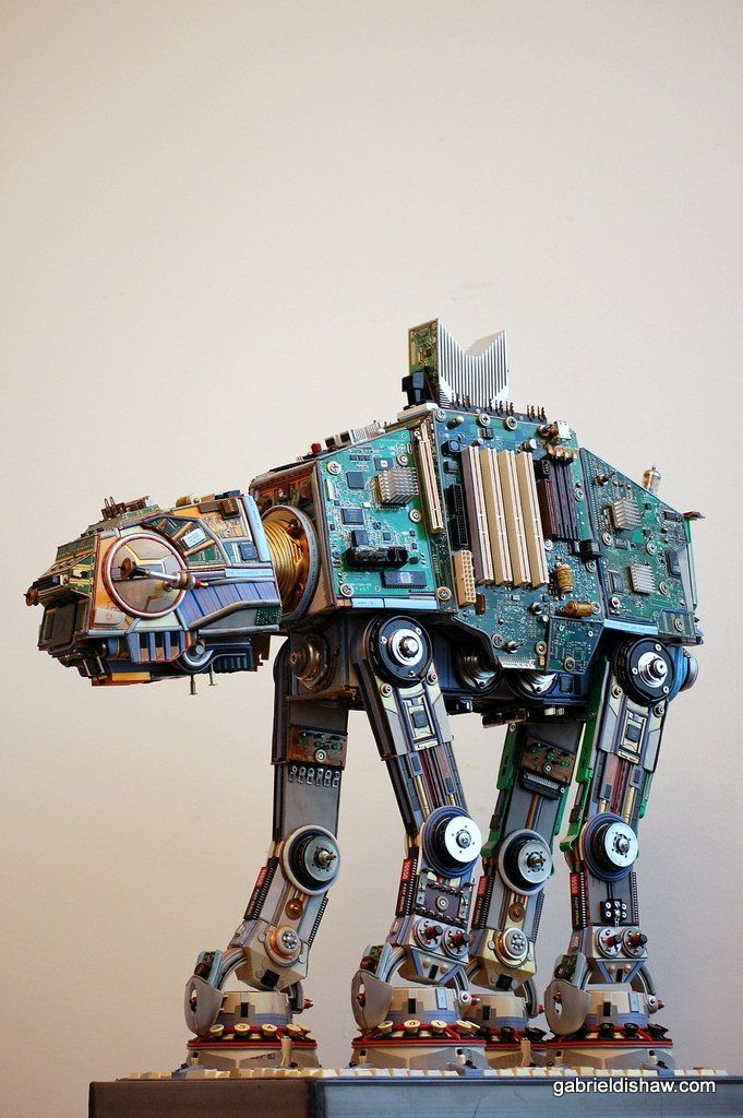 Star Wars : de fabuleuses sculptures fabriquées avec des matériaux recyclés #53