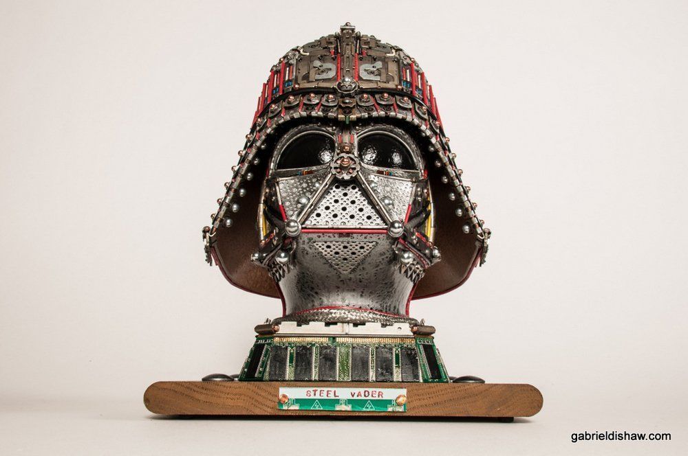 Star Wars : de fabuleuses sculptures fabriquées avec des matériaux recyclés #41
