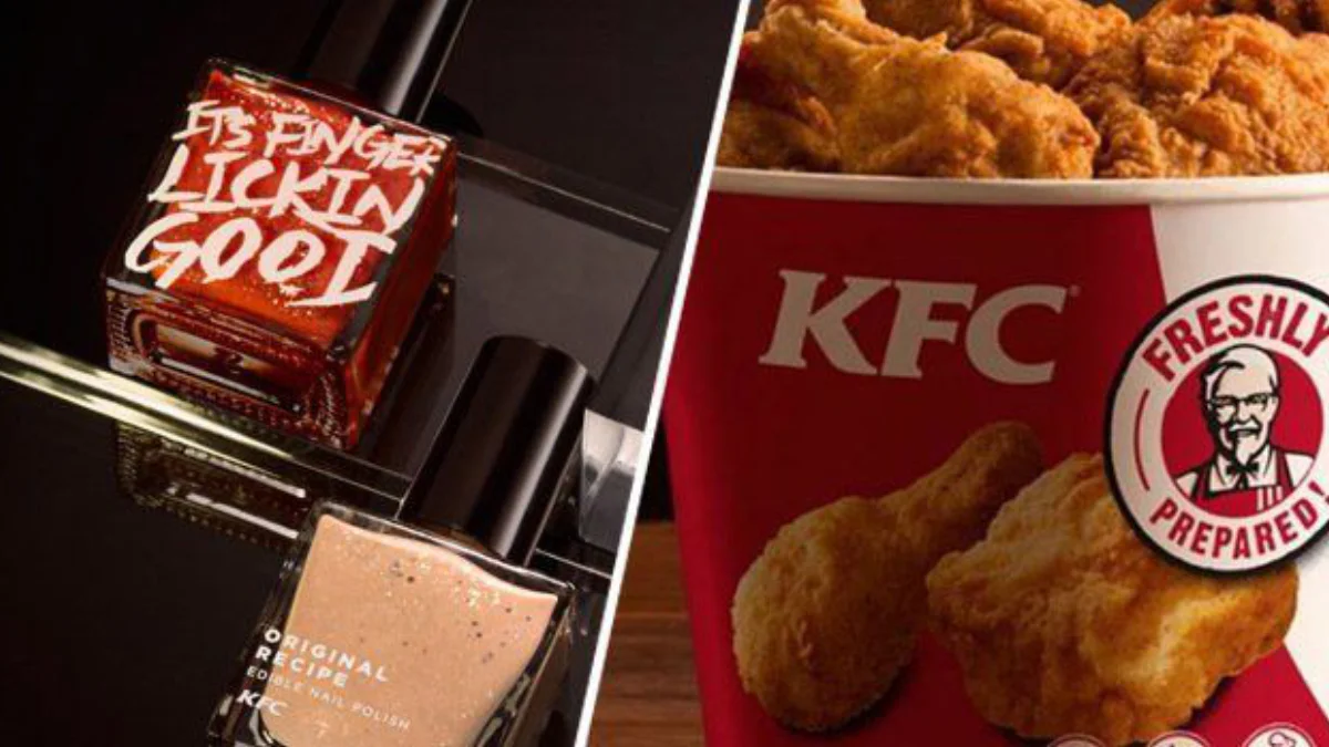 KFC lance des vernis à ongle comestibles au poulet