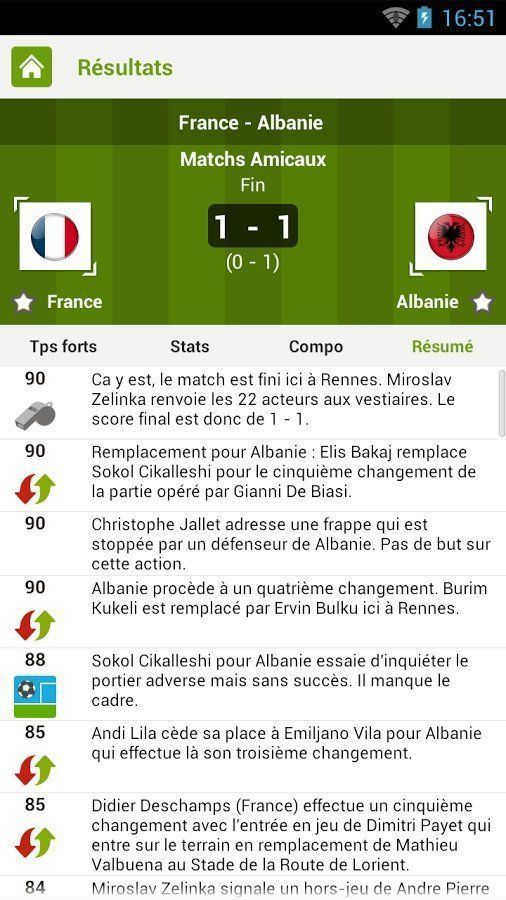 Euro 2016 : ne ratez plus aucun but grace à l’application Foot en Direct #7