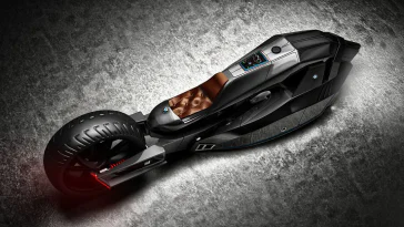 BMW imagine une moto en forme de requin dépassant les 600 km/h