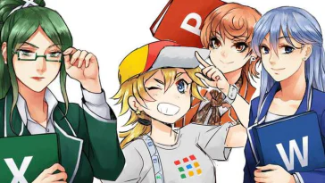 Quand les logiciels deviennent des personnages de manga