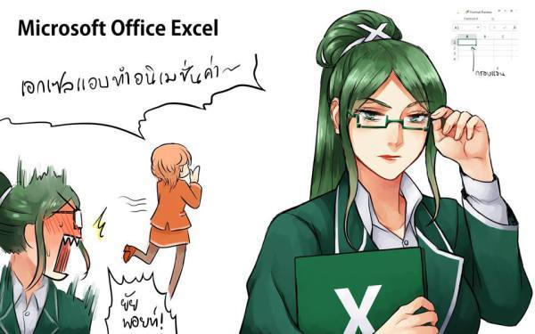 Quand les logiciels deviennent des personnages de manga #5