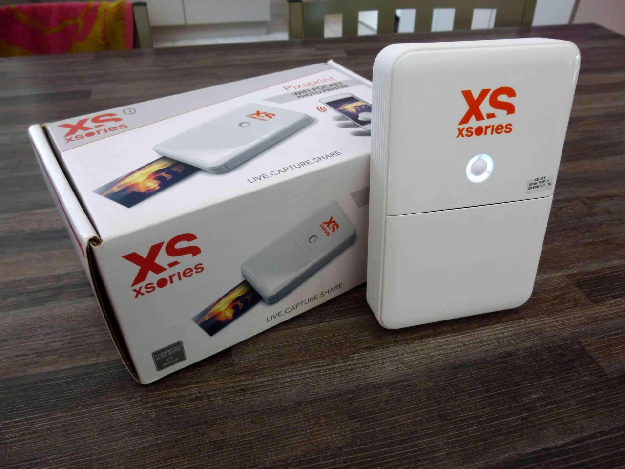 Test imprimante portable Pixsprint XSories
