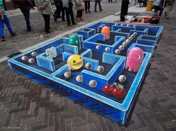 Ces trompe l’oeil geek vous donneront le vertige #11