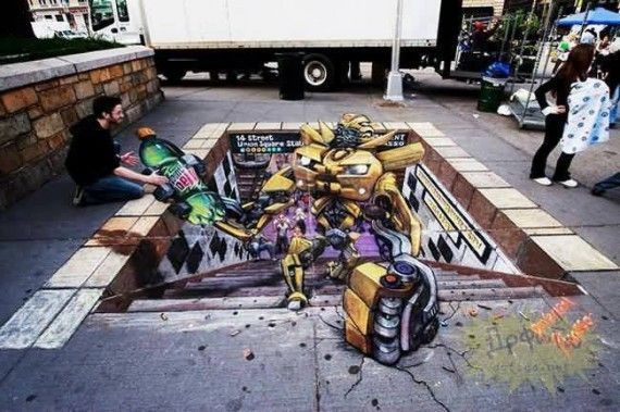 Ces trompe l’oeil geek vous donneront le vertige #5