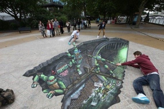 Ces trompe l’oeil geek vous donneront le vertige