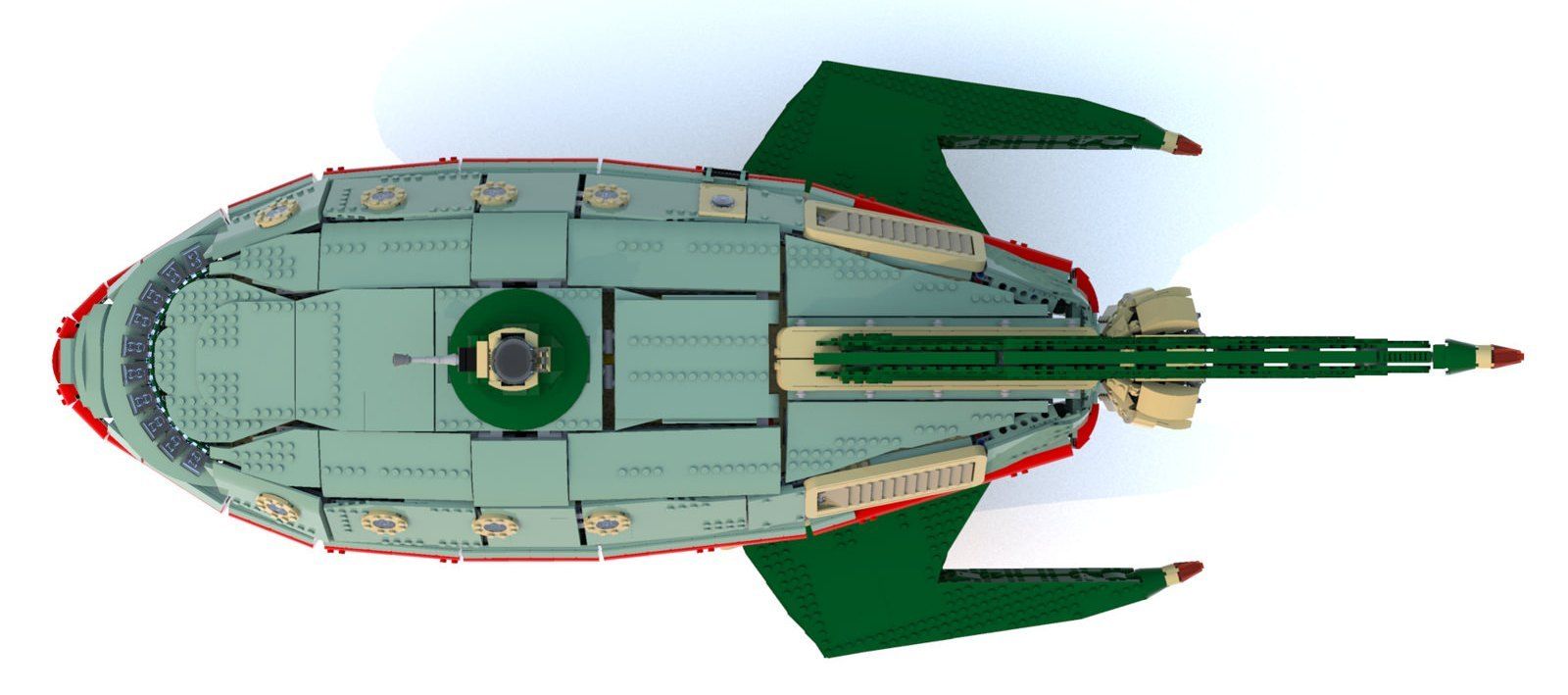 LEGO : une réplique du vaisseau de Futurama d’un mètre de long #7