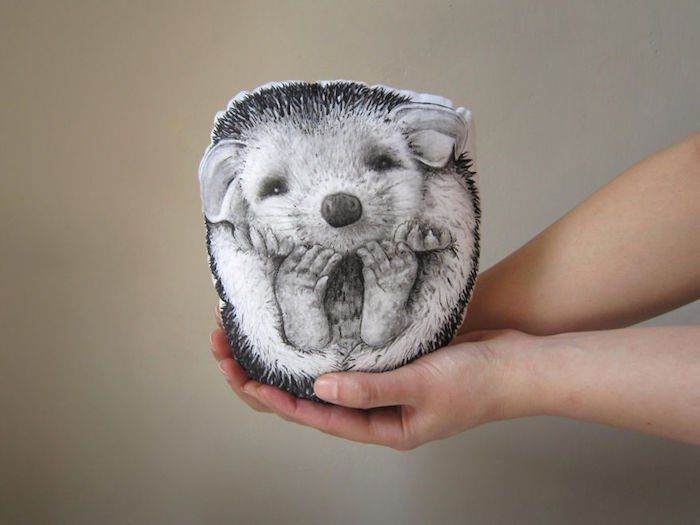 Cette artiste imagine des coussins en forme d’animaux ultra-réalistes #10