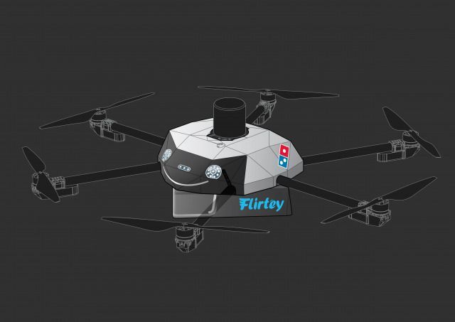 Dominos livre maintenant ses pizzas par drone