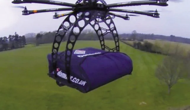 Dominos livre maintenant ses pizzas par drone #2