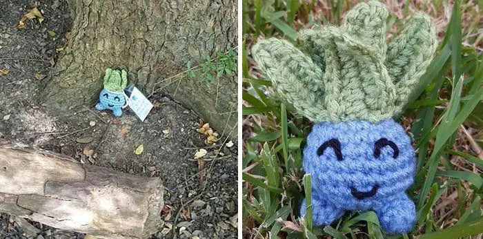 Pokémon GO : Elle tricote des Pokémons en laine qu’elle cache près de Pokéstops #8