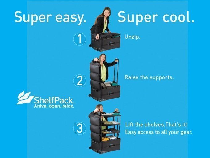 ShelfPack : la valise qui se transforme en dressing #3