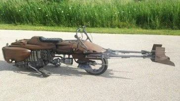 Star Wars : des artistes recréent un Speeder Bike fonctionnel