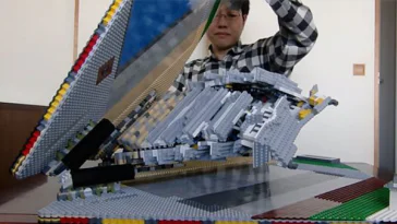 Cet incroyable château en LEGO se déplie comme un livre