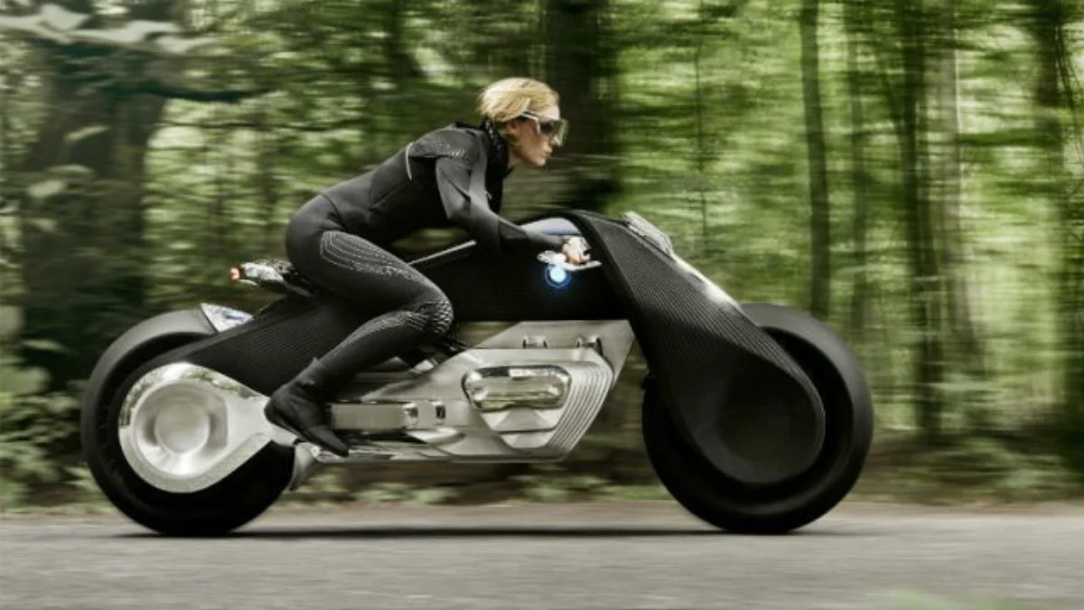 BMW imagine une moto qui se conduit sans casque