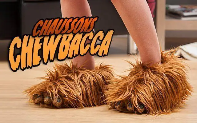 Ces chaussons Chewbacca poussent des cris de Wookie