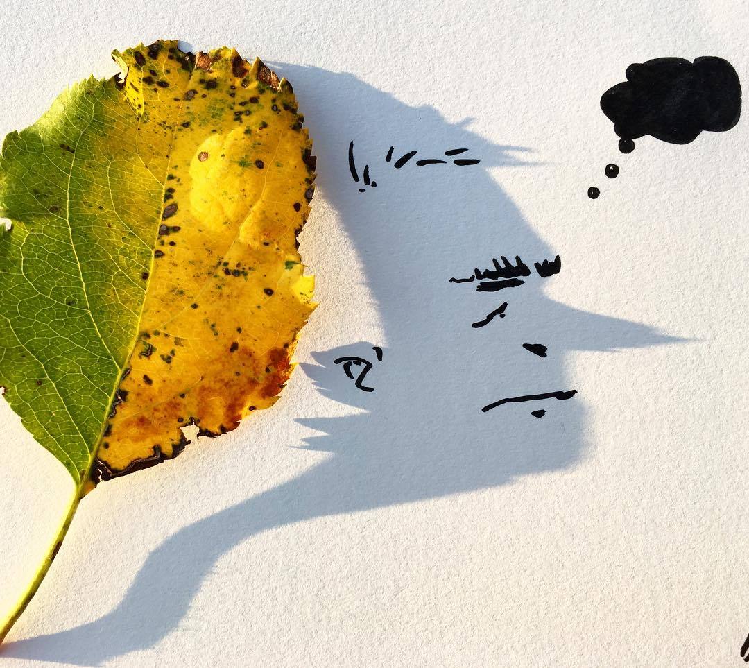 Il réalise des dessins étonnants avec de simples ombres #12