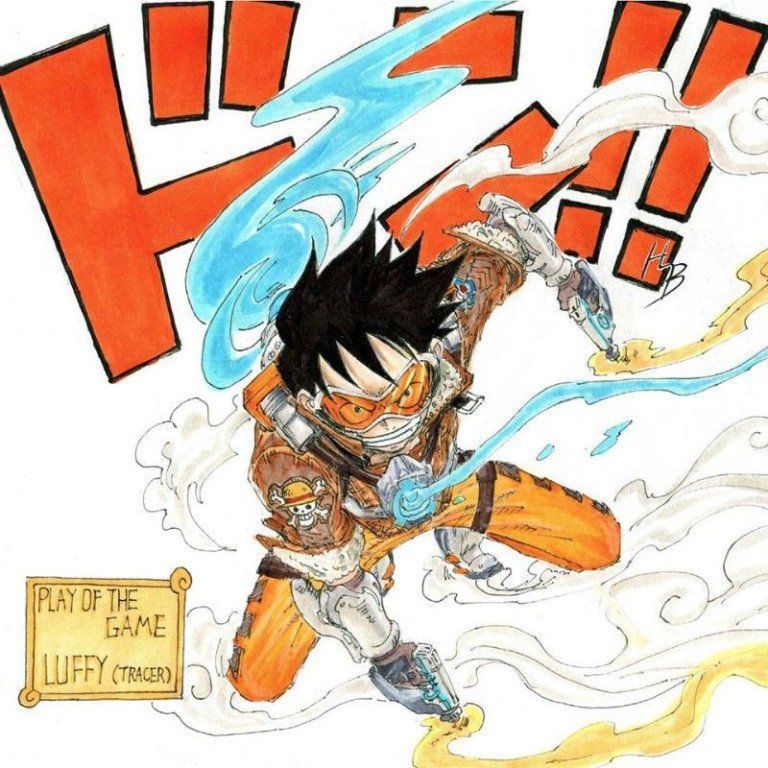 Ces superbes fanarts melangent One Piece et Overwatch #3