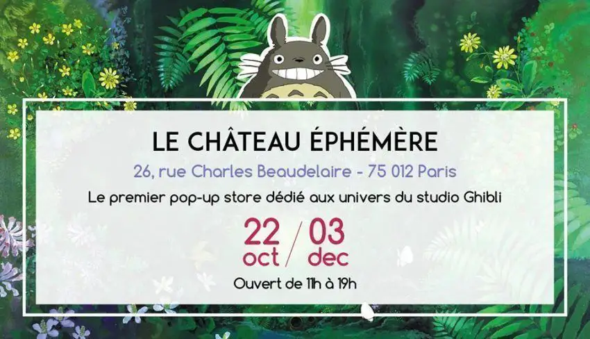 Un magasin éphèmere Ghibli vient d ‘ouvrir à Paris