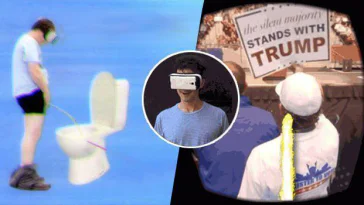 Avec Pee World VR urinez en Réalité Virtuelle dans des endroits surréalistes