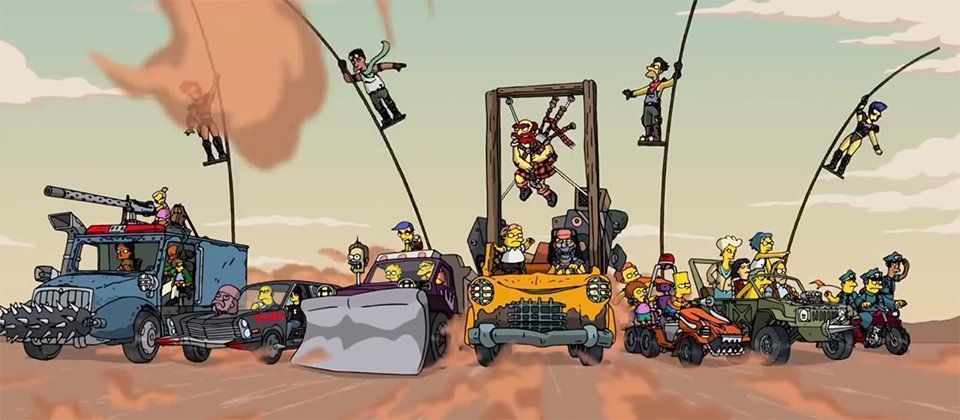 Les Simpson parodient Mad Max pour leur 600ème épisode
