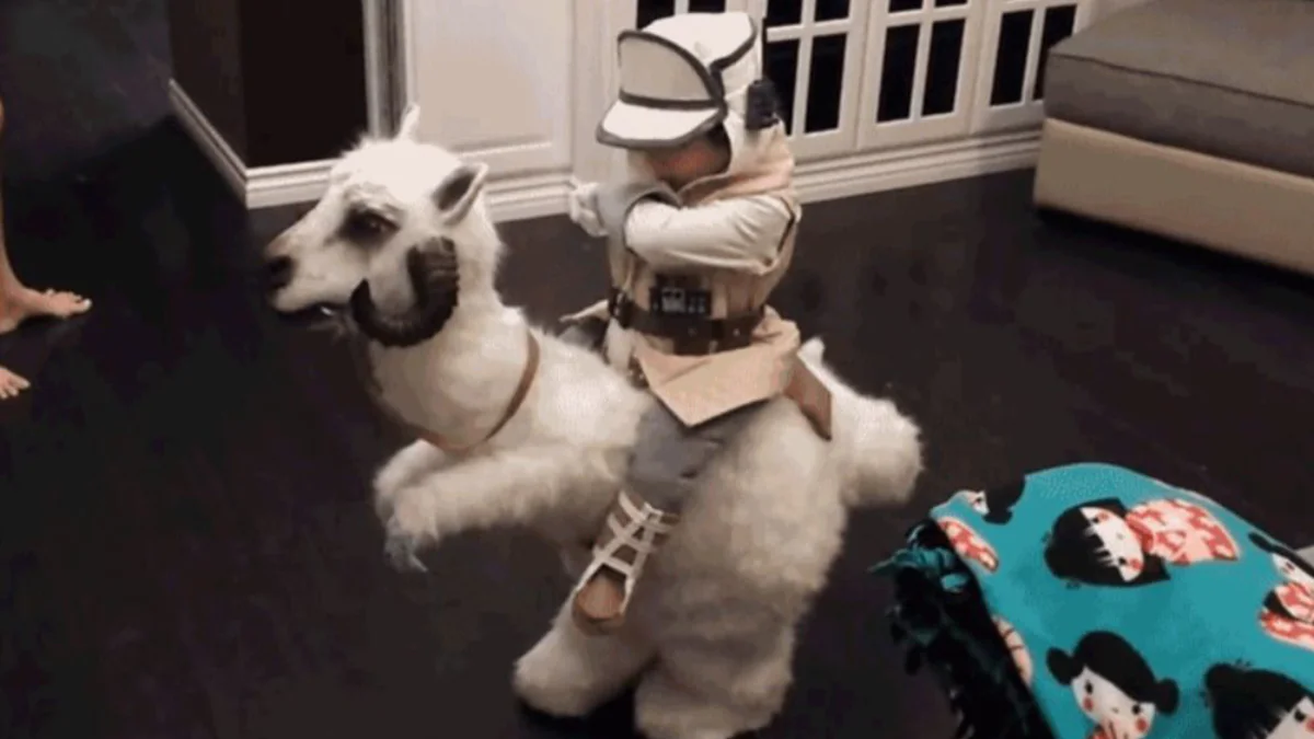 Star Wars : ce cosplay de Tauntaun vous fera craquer