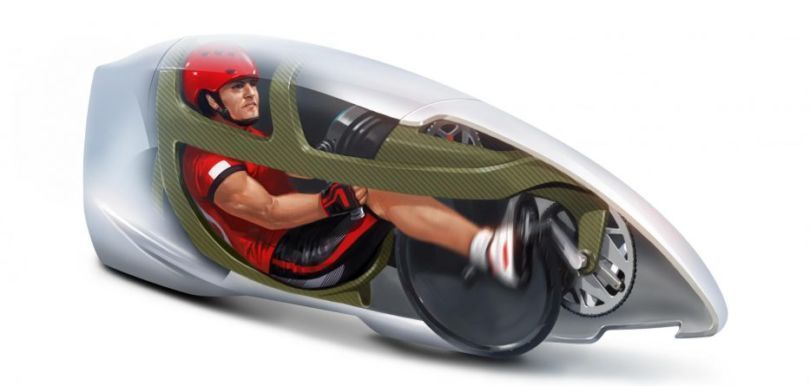 Ce vélo révolutionnaire atteint 144 km/h à la force des mollets de son pilote #3