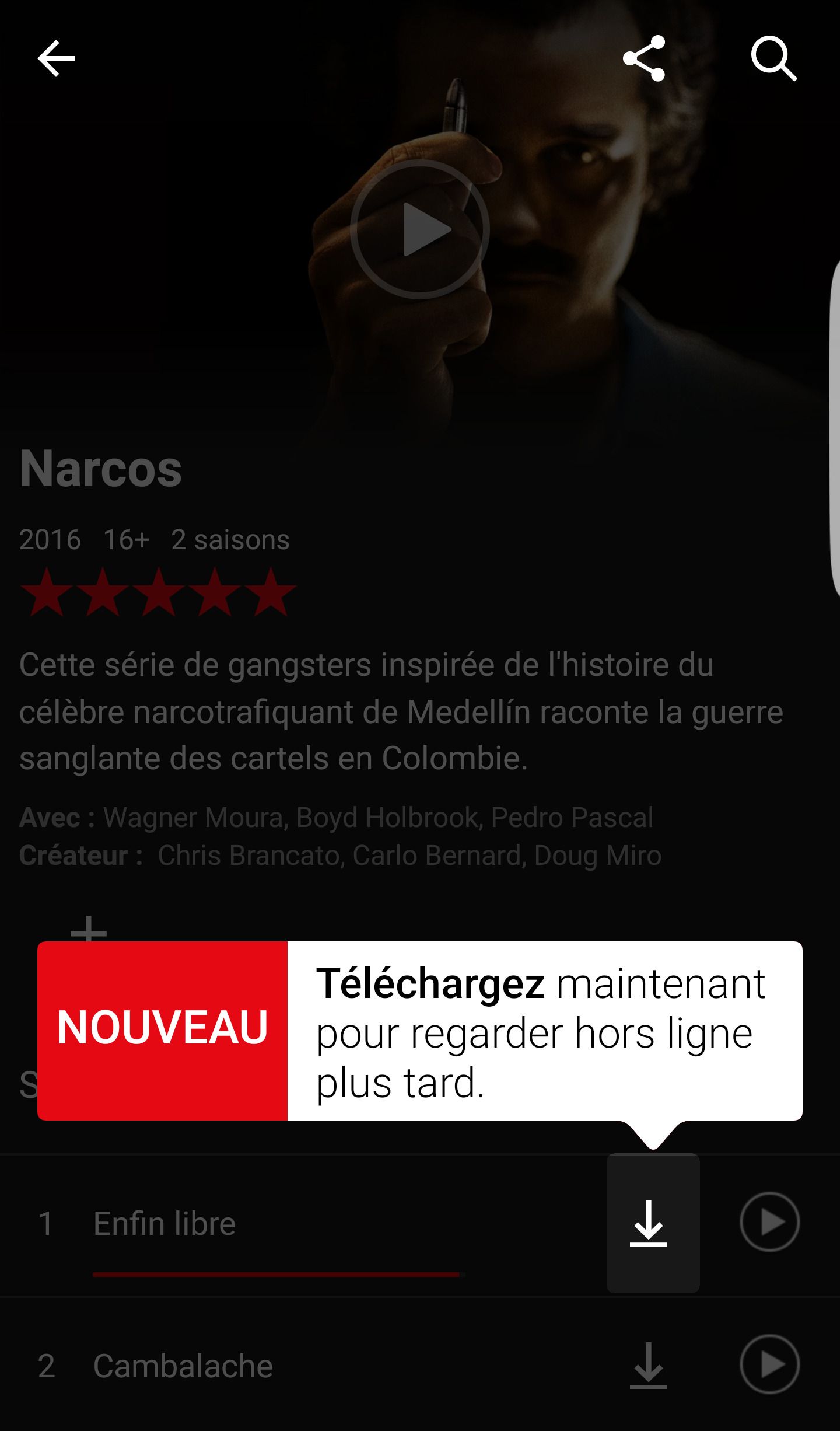 Netflix : regardez vos films et vos séries sans connexion #2