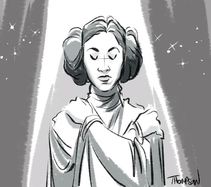 Carrie Fisher : les hommages touchants des artistes du monde entier #35