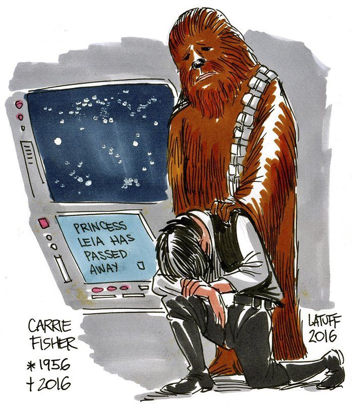 Carrie Fisher : les hommages touchants des artistes du monde entier #16