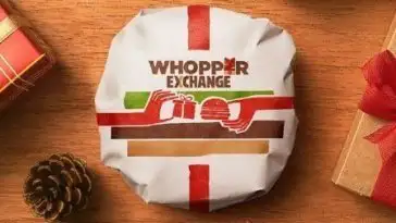 Burger King échange vos cadeaux de Noël décevants contre des Whoppers