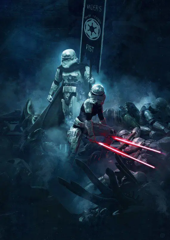 Cet artiste réunit Star Wars et Alien dans une magnifique série de fan arts #4