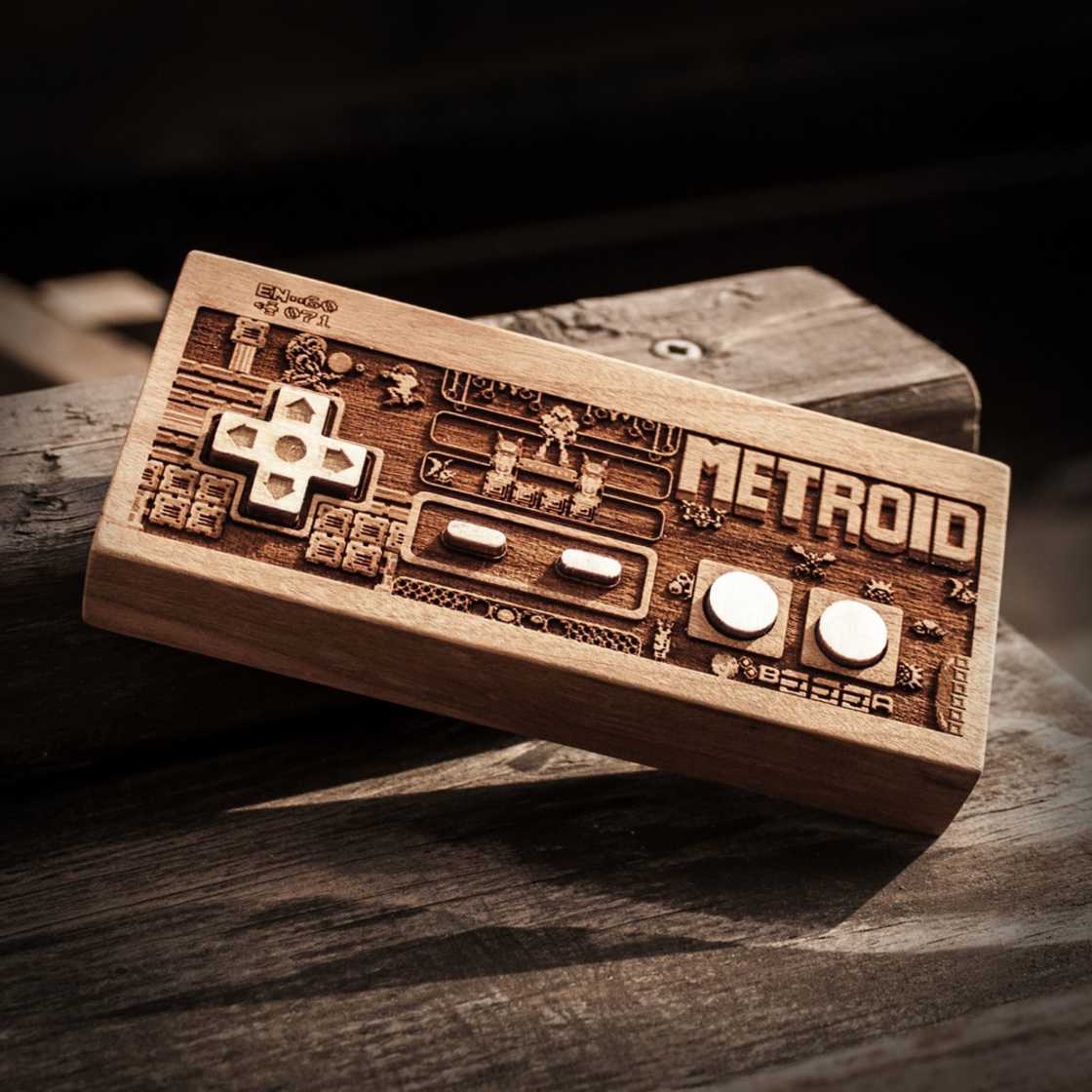 Ces sculptures en bois rendent hommage au retrogaming et à la pop culture