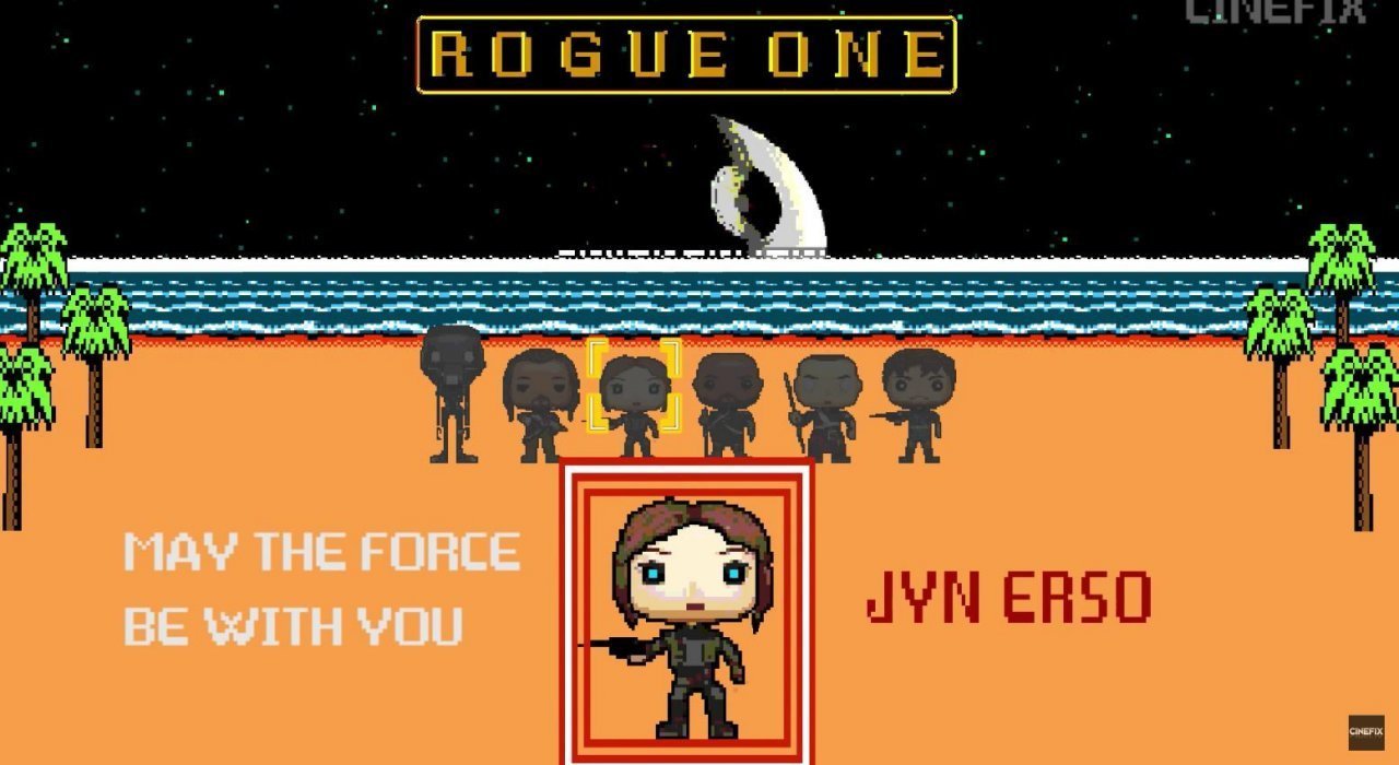 Retrogaming : Rogue One recréé en jeu 8-Bit