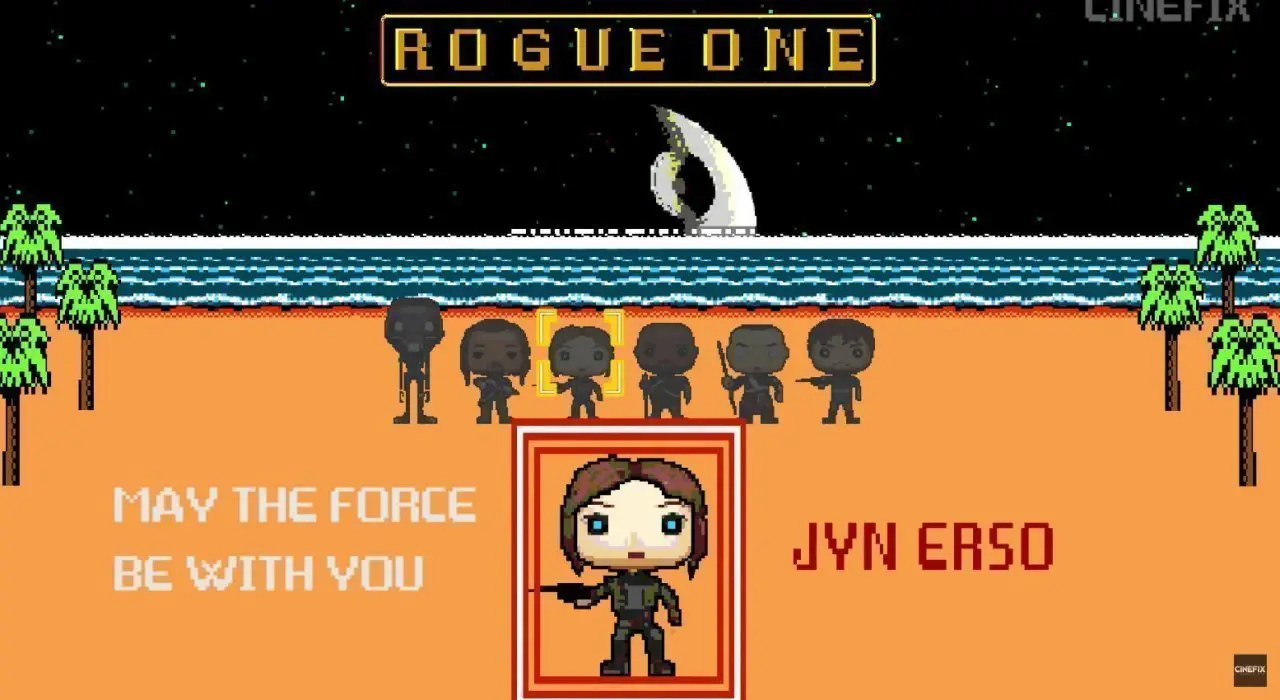 Retrogaming : Rogue One recréé en jeu 8-Bit
