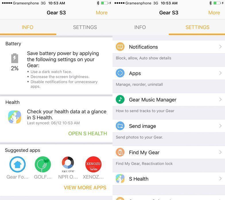 Les smartwatches Samsung Gear enfin compatibles avec l’iPhone #2