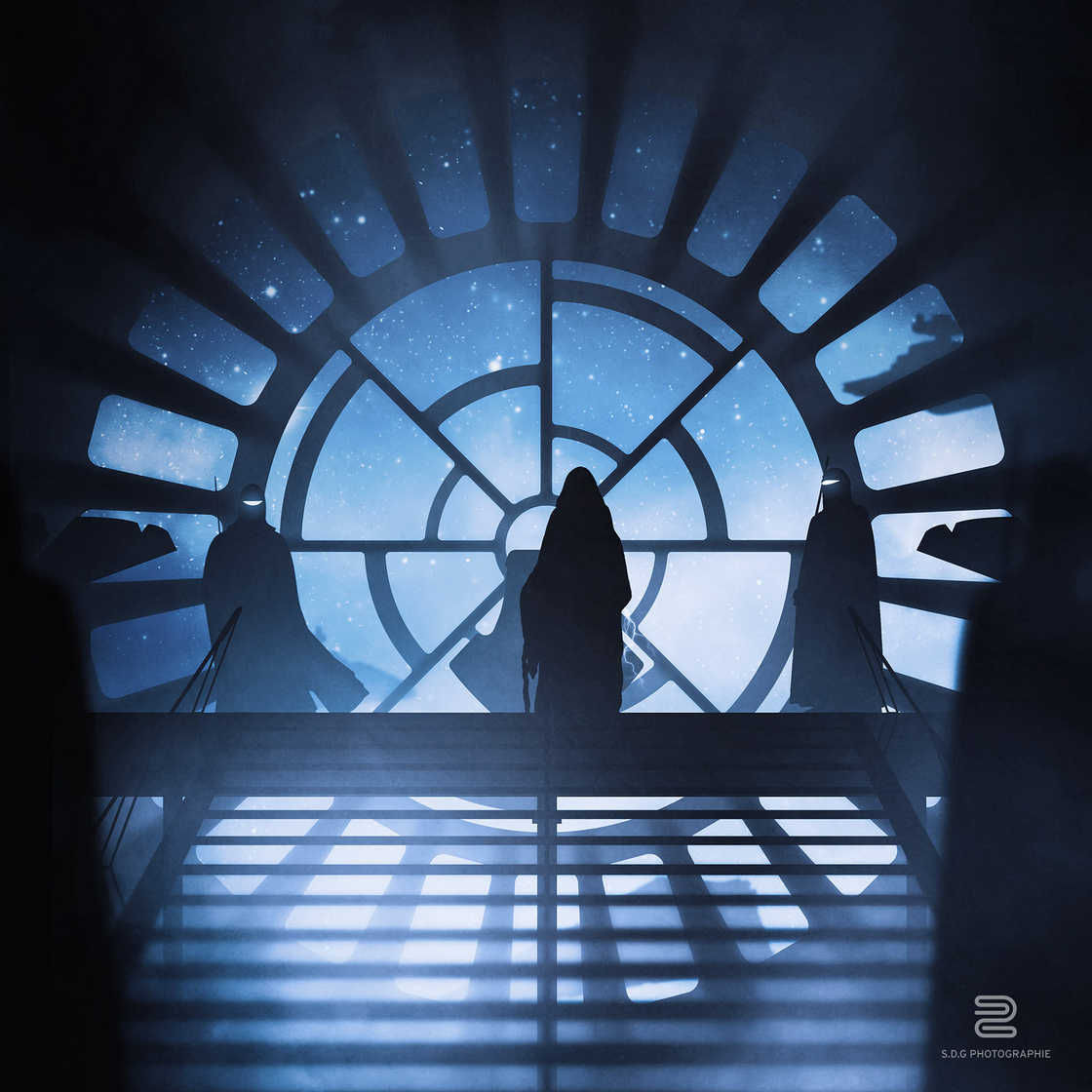 Star Wars Cosmos : un artiste réalise des photomontages à partir de jouets et de paper art #17