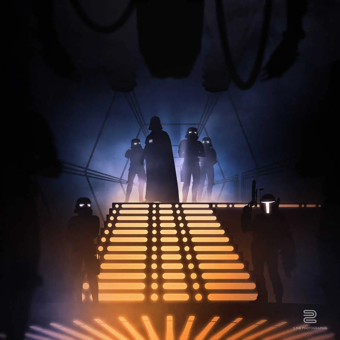 Star Wars Cosmos : un artiste réalise des photomontages à partir de jouets et de paper art #2
