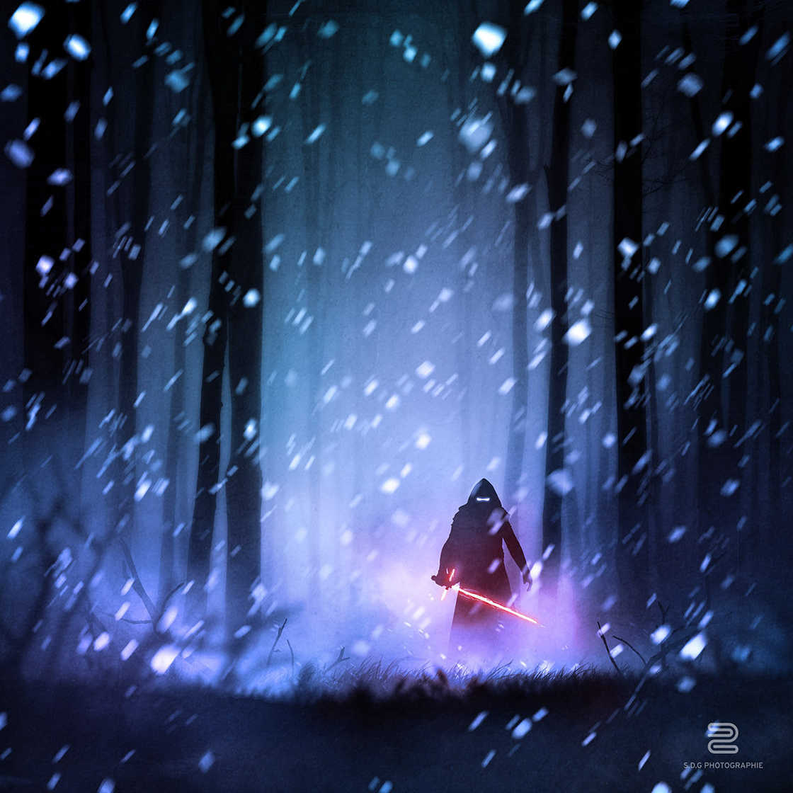 Star Wars Cosmos : un artiste réalise des photomontages à partir de jouets et de paper art #21