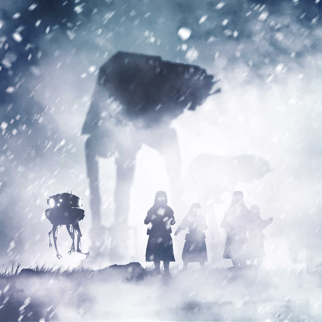 Star Wars Cosmos : un artiste réalise des photomontages à partir de jouets et de paper art #15