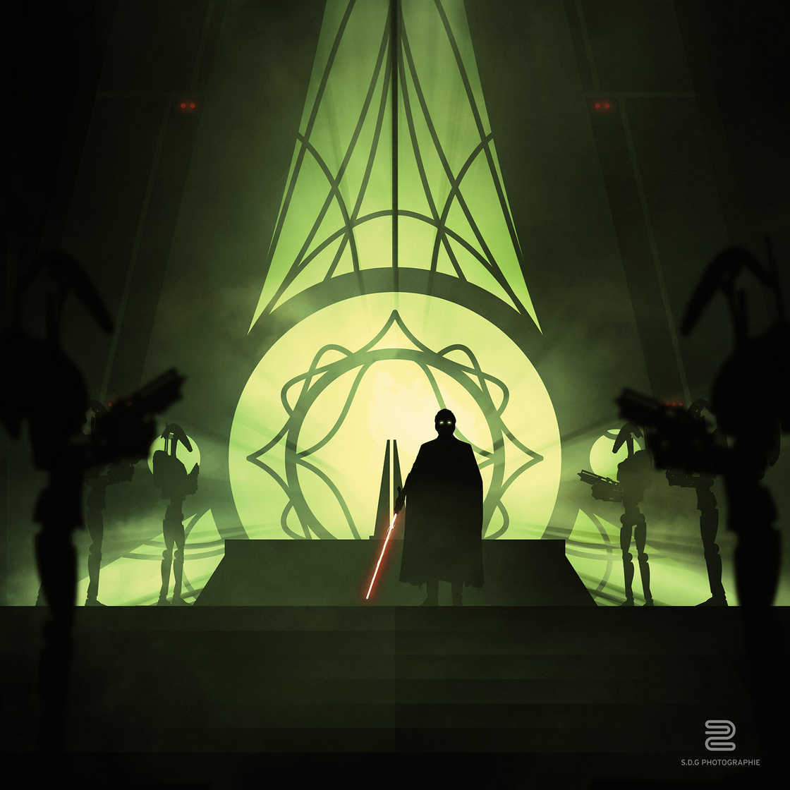 Star Wars Cosmos : un artiste réalise des photomontages à partir de jouets et de paper art #6