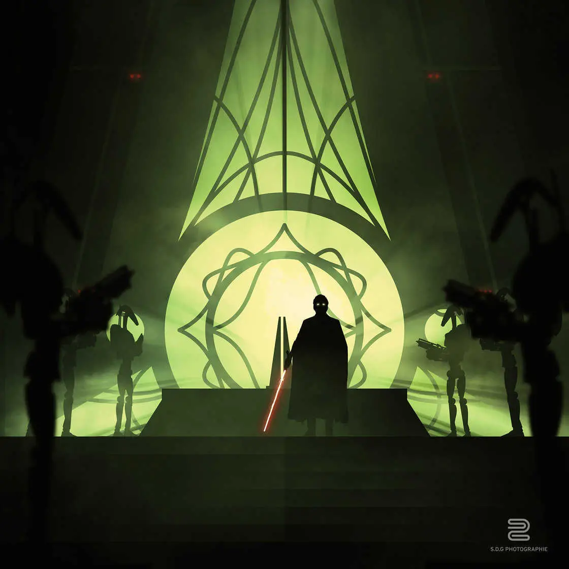 Star Wars Cosmos : un artiste réalise des photomontages à partir de jouets et de paper art #6