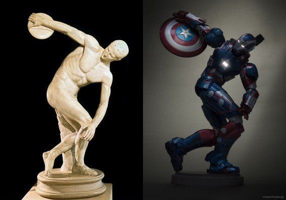 Un photographe utilise des figurines Marvel pour réinventer des œuvres d’art célèbres #8