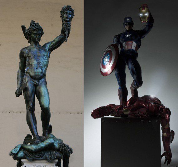 Un photographe utilise des figurines Marvel pour réinventer des œuvres d’art célèbres #4