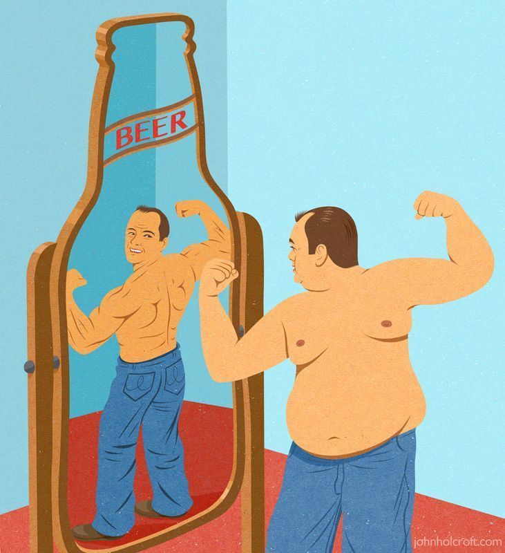 Les illustrations satiriques de John Holcroft font réfléchir sur notre société matérialiste #16