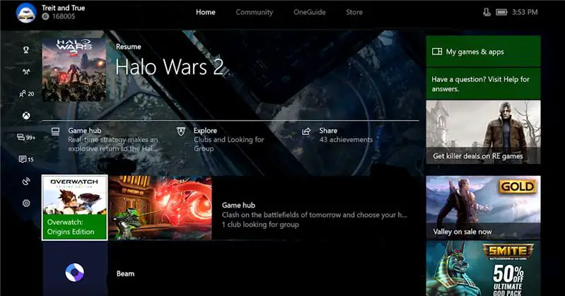 Xbox One : nouvel écran d’accueil, Beam, le point sur les nouveautés