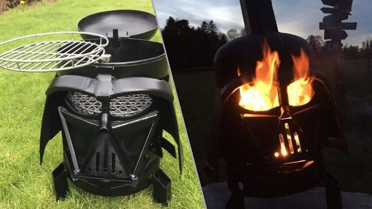 Ce barbecue Dark Vador est à vous pour 476 euros