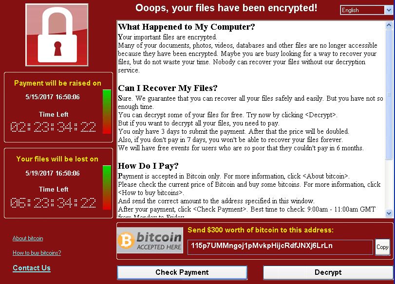 Attaque WannaCrypt : il gagne 1 an de pizza pour avoir stoppé le virus #2