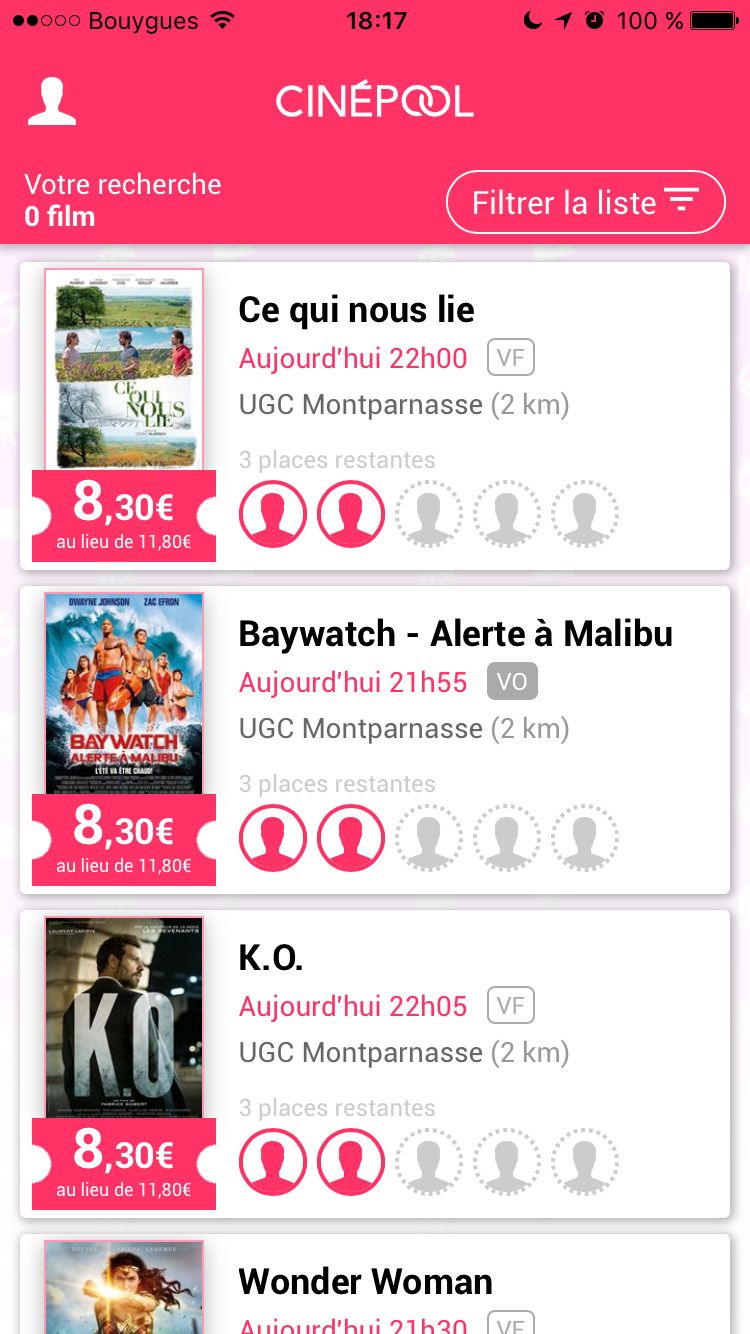 Avec CinéPool payez vos places de cinéma 2x moins cher #2